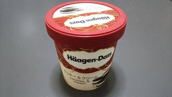 ハーゲンダッツアイスクリーム パイント クッキー クリーム